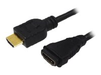 Logilink | HDMI Cable Type A Male - HDMI Type A Female | CH0056 | HDMI Type A Female | HDMI Type A Male | HDMI to HDMI | 2 m