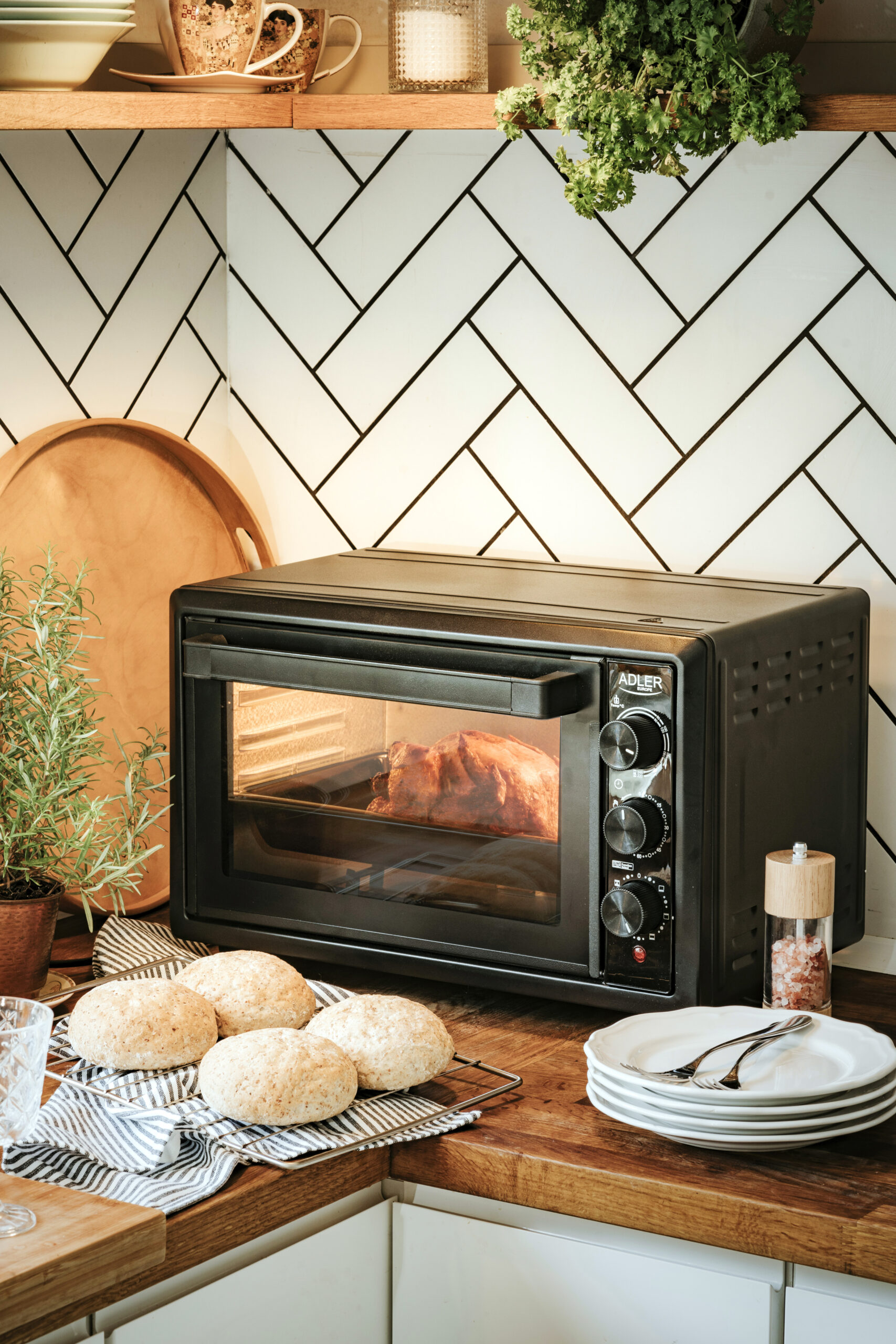 Adler | Electric Oven | AD 6023 | 26 L | 1500 W | Black - Image 8