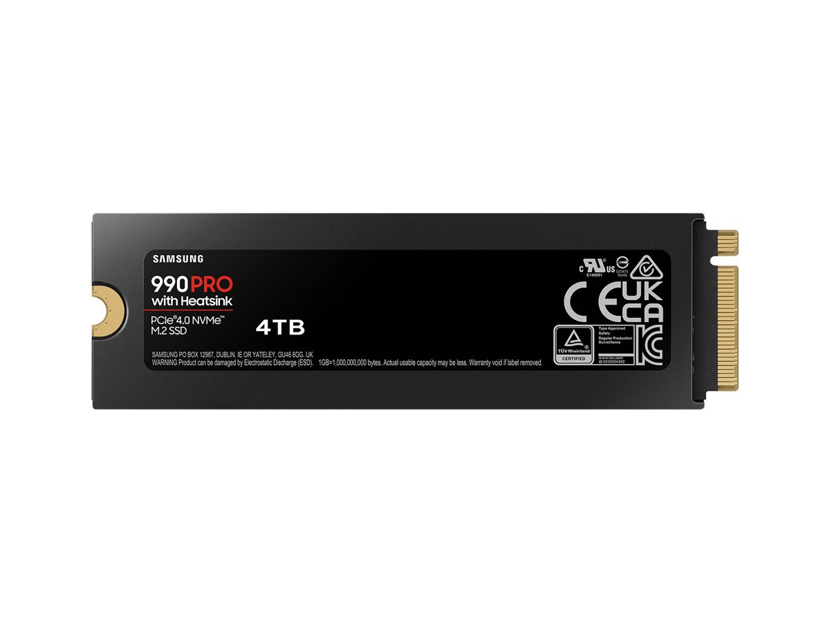 Samsung | 990 PRO with Heatsink | 4000 GB | SSD form factor M.2 2280 | Solid-state drive interface M.2 NVME | Read speed 7450 MB/s | Write speed 6900 MB/s - Image 9