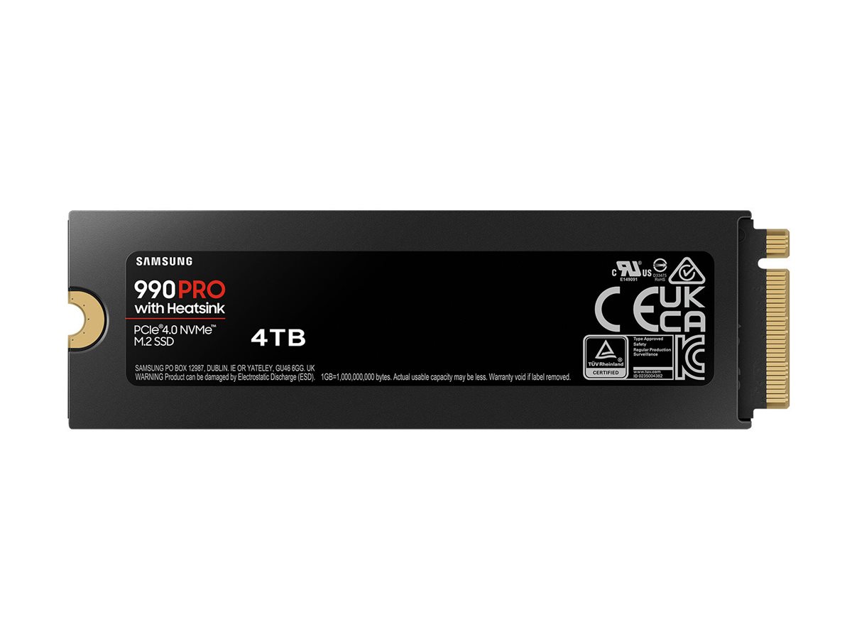 Samsung | 990 PRO with Heatsink | 4000 GB | SSD form factor M.2 2280 | Solid-state drive interface M.2 NVME | Read speed 7450 MB/s | Write speed 6900 MB/s - Image 12