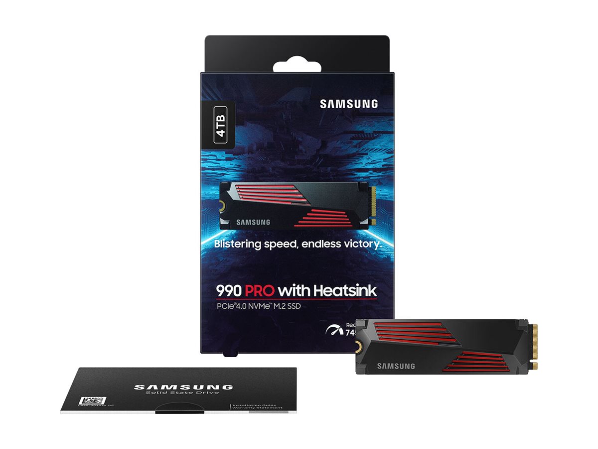 Samsung | 990 PRO with Heatsink | 4000 GB | SSD form factor M.2 2280 | Solid-state drive interface M.2 NVME | Read speed 7450 MB/s | Write speed 6900 MB/s - Image 15