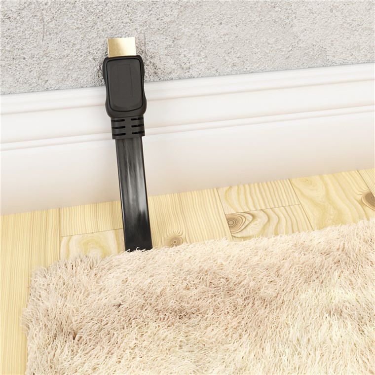 Goobay | High Speed HDMI Flat Cable with Ethernet | 61279 | HDMI male (type A) | HDMI (type A) | HDMI to HDMI | 2 m - Image 3