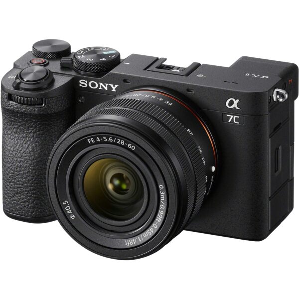 Sony | Full-Frame Camera kit with 28-60mm Lens | Alpha A7C II | Mirrorless Camera Kit | 33 MP | ISO sensitivity (max) 204800 | Wi-Fi | Fast Hybrid AF | Magnification 0.70 x | Viewfinder | CMOS | Black