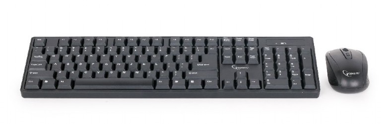 Gembird | Desktop Set | KBS-W-01_LT | Keyboard and Mouse Set | Wireless | Mouse included | US/LT | Black | Numeric keypad - Image 3