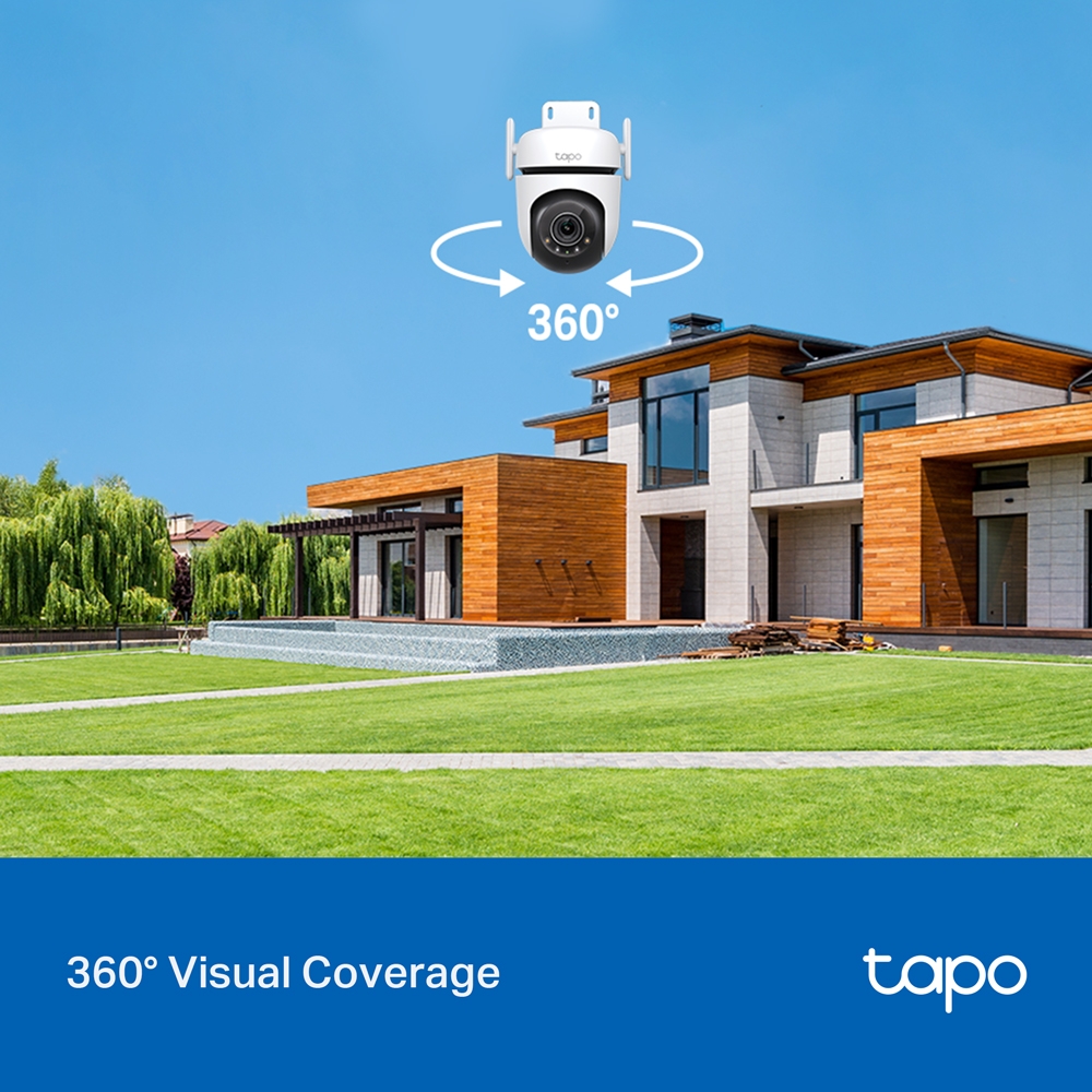TP-LINK | Pan/Tilt Security Wi-Fi Camera | Tapo C520WS | Dome | 4 MP | 3.18 mm/F1.6 | IP66 | H.264 | MicroSD, up to 512 GB - Image 3
