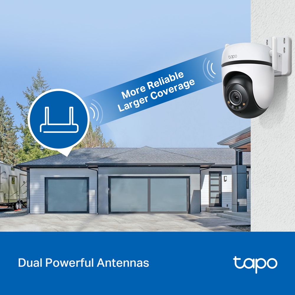 TP-LINK | Pan/Tilt Security Wi-Fi Camera | Tapo C520WS | Dome | 4 MP | 3.18 mm/F1.6 | IP66 | H.264 | MicroSD, up to 512 GB - Image 6