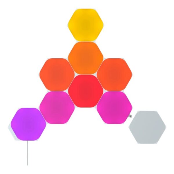 Nanoleaf | Shapes Black Hexagons Starter Kit (9 panels) | 42 W | WiFi