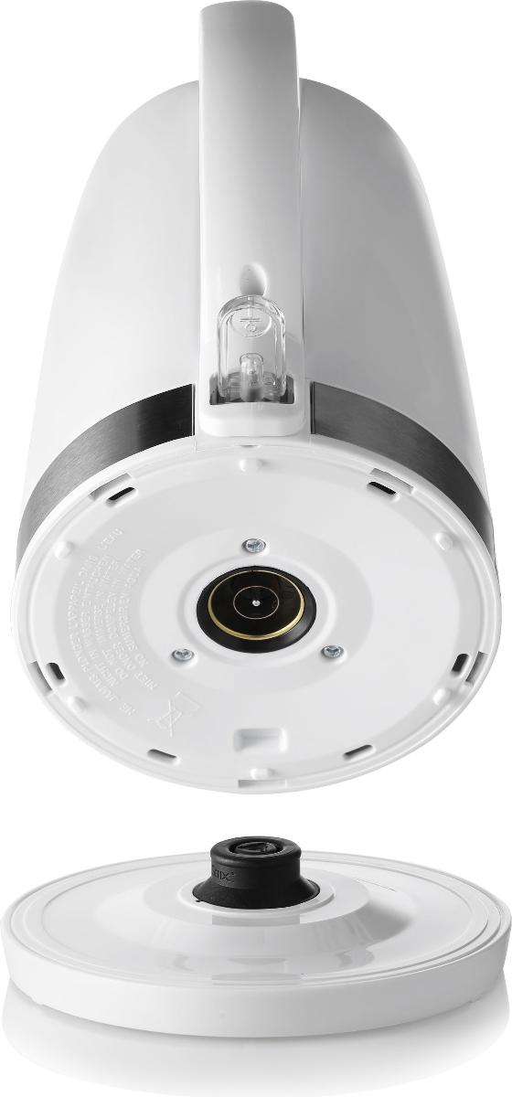 Gorenje | Kettle | K17WE | Electric | 2200 W | 1.7 L | Plastic/Metal | 360° rotational base | White - Image 4