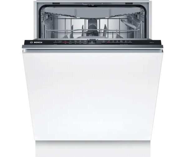 Dishwasher | SMV2HVX02E | Built-in | Width 59.8 cm | Number of place settings 14 | Number of programs 5 | Energy efficiency class D | Display | AquaStop function | Black