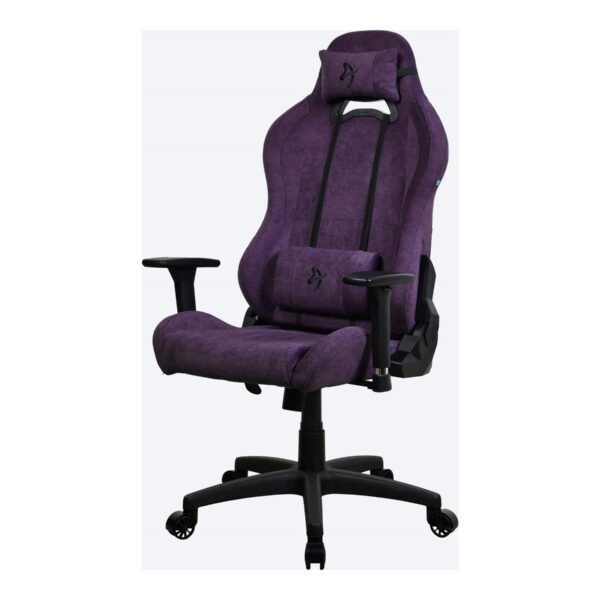 Arozzi Frame material: Metal; Wheel base: Aluminium; Upholstery: Soft fabric | Arozzi | Gaming Chair | Torretta | Purple
