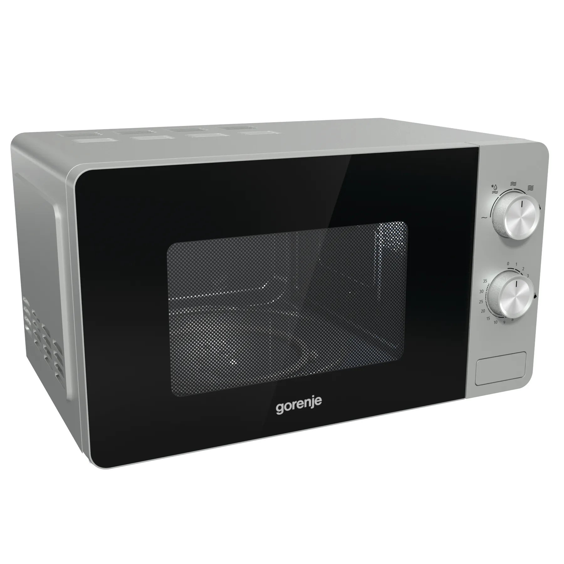 Gorenje | Microwave Oven | MO20E1S | Free standing | 20 L | 800 W | Silver - Image 3