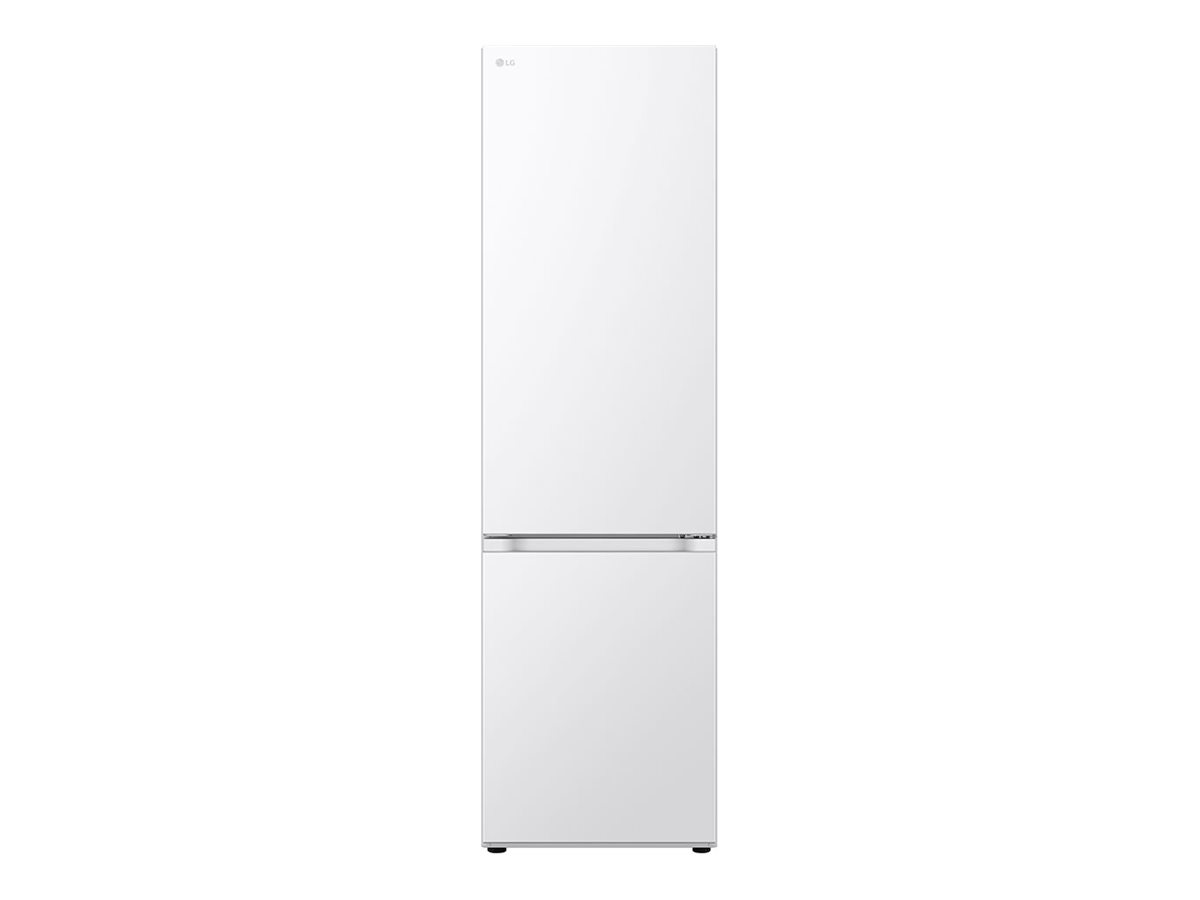 LG | Refrigerator | GBV5240DSW | Energy efficiency class D | Free standing | Combi | Height 203 cm | No Frost system | Fridge net capacity 277 L | Freezer net capacity 110 L | Display | 35 dB | White - Image 2