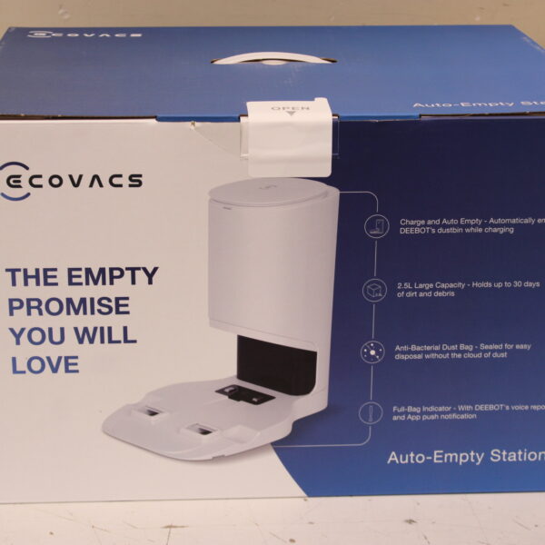 SALE OUT. SALE OUT. Ecovacs | Auto-Empty Station | White | DAMAGED PACKAGING