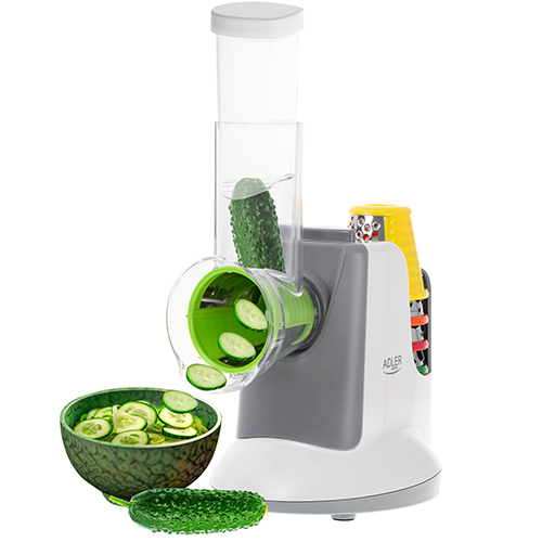 Adler | Vegetable Slicer | AD 4815 | White/Grey | 150 W - Image 8