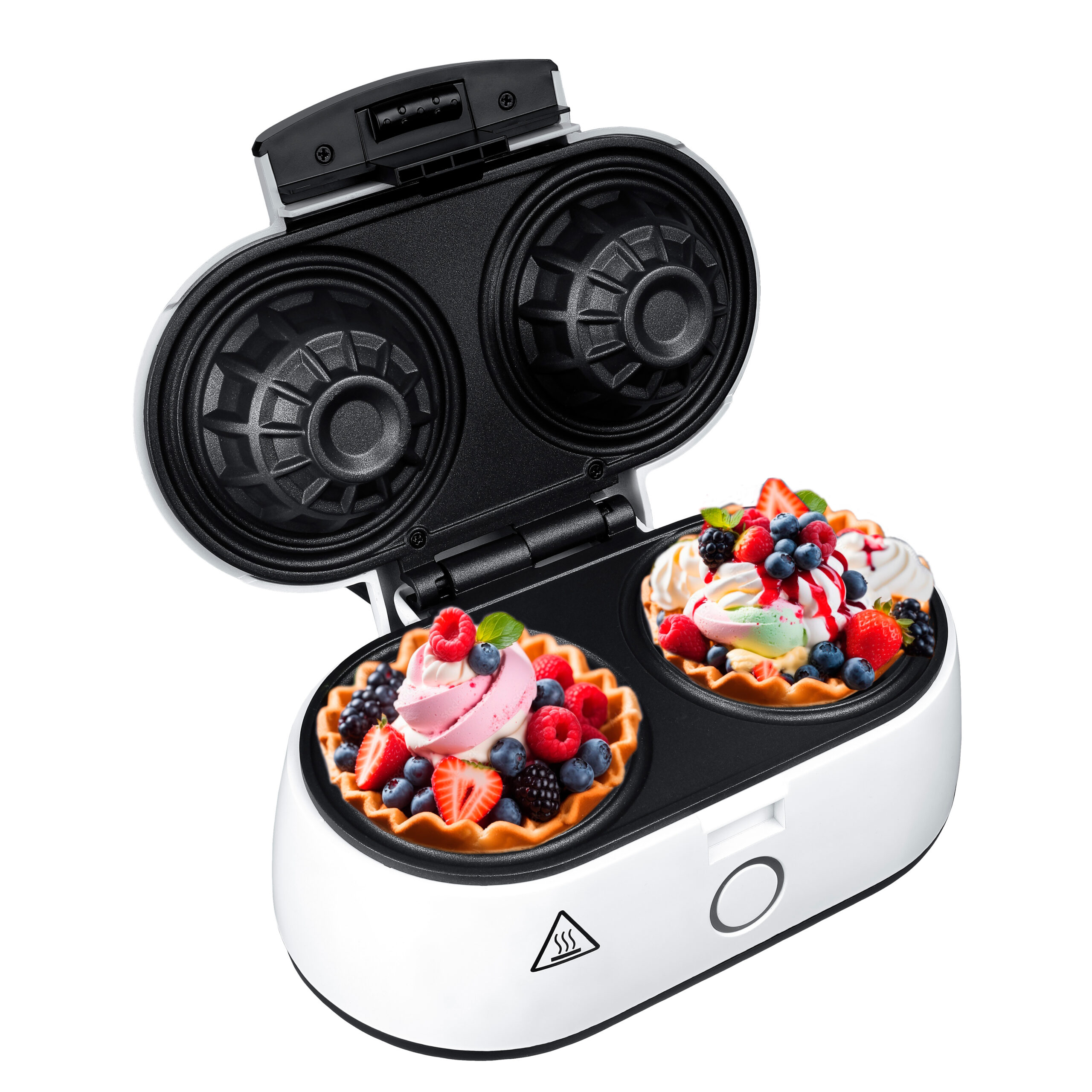 Adler | Waffle Bowl Maker | AD 3062 | 1000 W | Number of pastry 2 | Bowl | White - Image 5