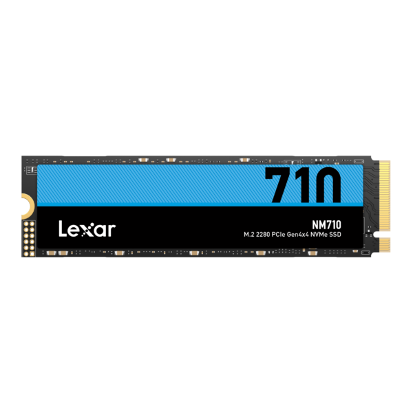 Lexar | M.2 NVMe SSD | NM710 | 1000 GB | SSD form factor M.2 2280 | Solid-state drive interface PCIe Gen4x4 | Read speed 5000 MB/s | Write speed 4500 MB/s