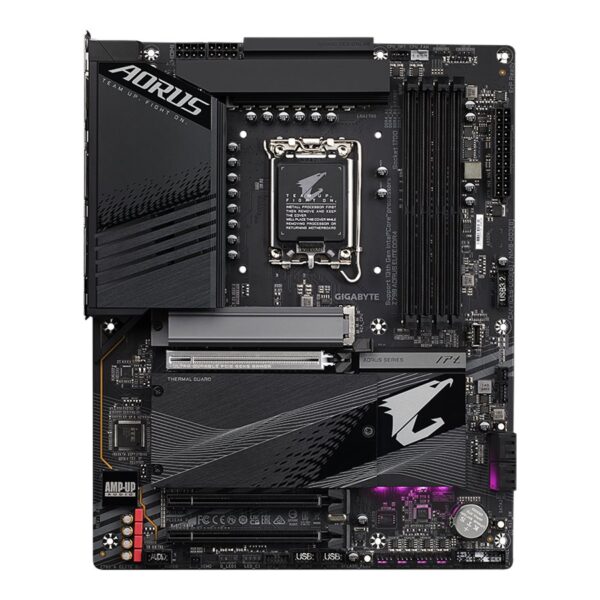 Gigabyte | Z790 A ELITE DDR4 1.0 M/B | Processor family Intel | Processor socket LGA1700 | DDR DIMM | Memory slots 4 | Supported hard disk drive interfaces SATA, M.2 | Number of SATA connectors 4 | Chipset Intel Z790 Express | ATX