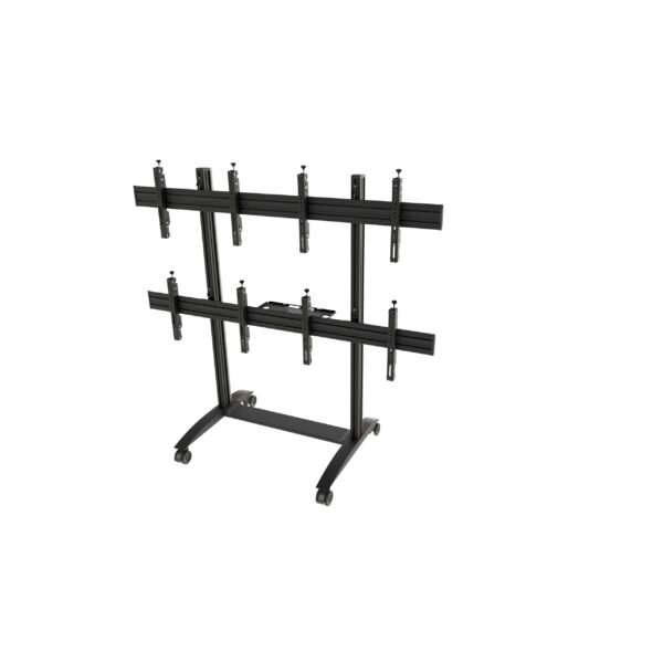 EDBAK VWTA2257-L Video Wall Trolley, modular 2x2, for 50-57" Screens, Landscape | EDBAK | Other | VWTA2257-L Video Wall Trolley, modular 2x2 | 50-57 " | Maximum weight (capacity) 220 kg | Black