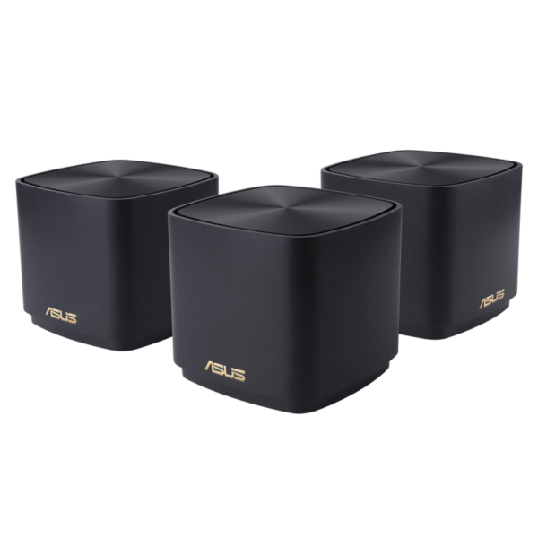 ZenWiFi XD4 Plus (B-3-PK) Wireless-AX1800 (3-pack) | 802.11ax | 1201+574 Mbit/s | 10/100/1000 Mbit/s | Ethernet LAN (RJ-45) ports 1 | Mesh Support Yes | MU-MiMO Yes | No mobile broadband | Antenna type Internal