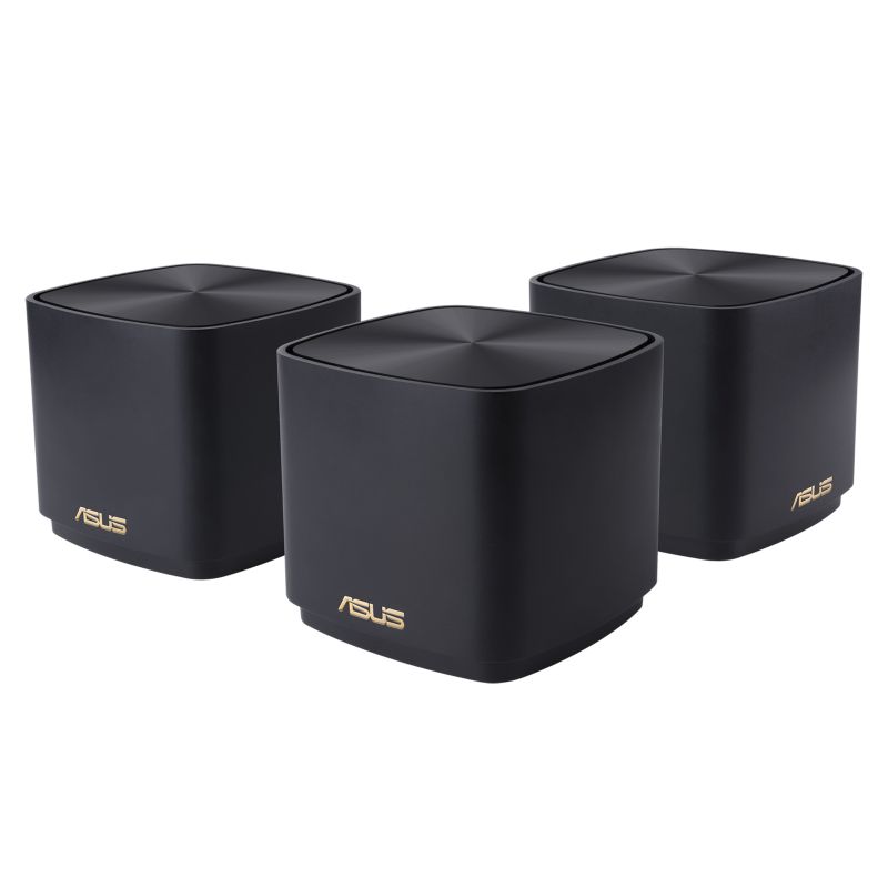 ZenWiFi XD4 Plus (B-3-PK) Wireless-AX1800 (3-pack) | 802.11ax | 1201+574 Mbit/s | 10/100/1000 Mbit/s | Ethernet LAN (RJ-45) ports 1 | Mesh Support Yes | MU-MiMO Yes | No mobile broadband | Antenna type Internal