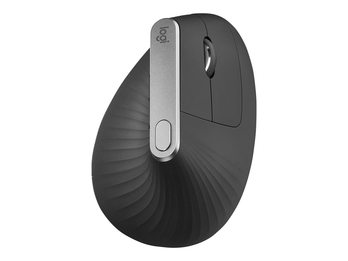 Logitech | Ergonomic Mouse | MX VERTICAL | Wireless | USB, Bluetooth | Graphite - Image 3