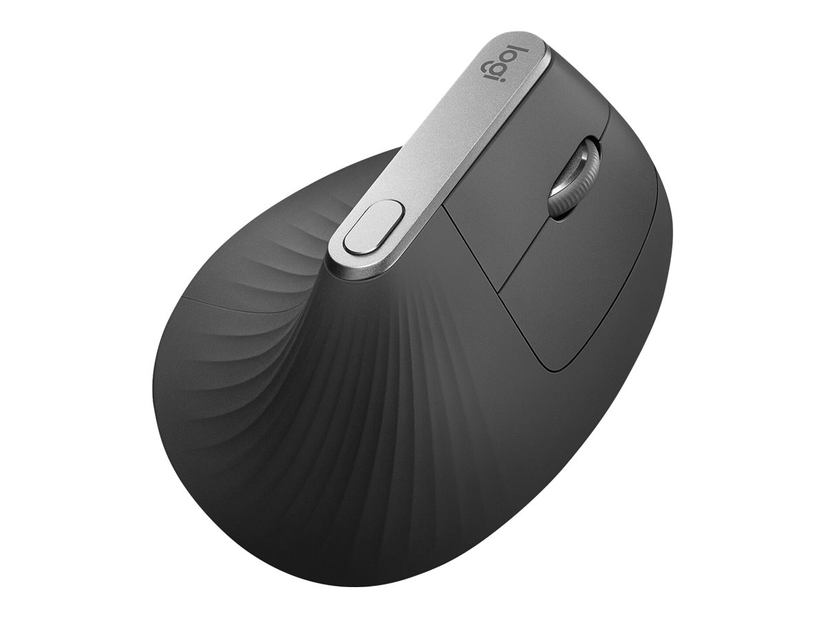 Logitech | Ergonomic Mouse | MX VERTICAL | Wireless | USB, Bluetooth | Graphite - Image 4