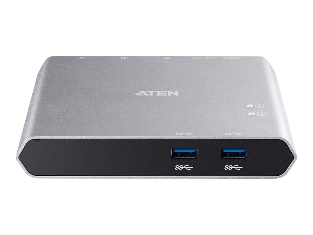 Aten | US3310-AT 2-Port USB-C Dock Switch with Power Pass-through - Image 3