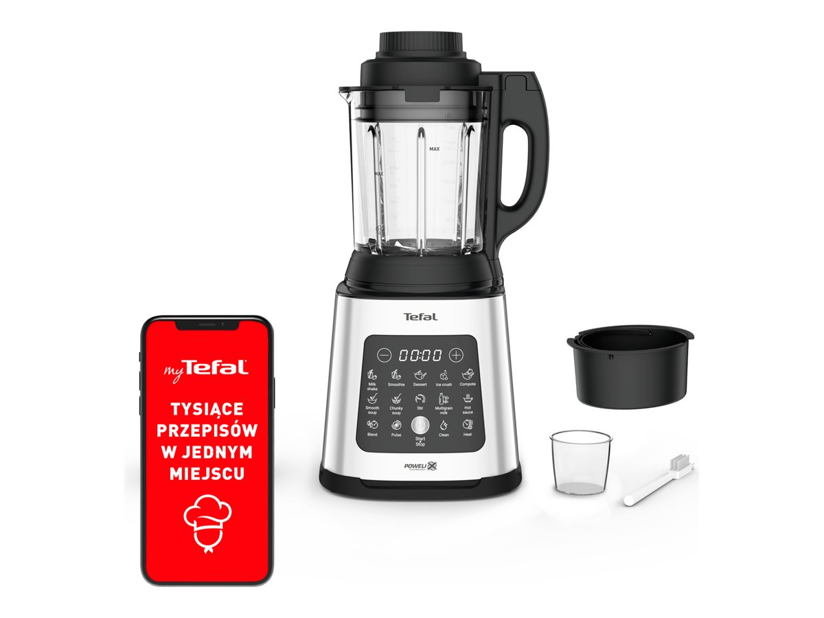 TEFAL | Blender | BL83SD30 | Tabletop | 1400 W | Jar material Glass | Jar capacity 1.75 L | Ice crushing | Silver - Image 3