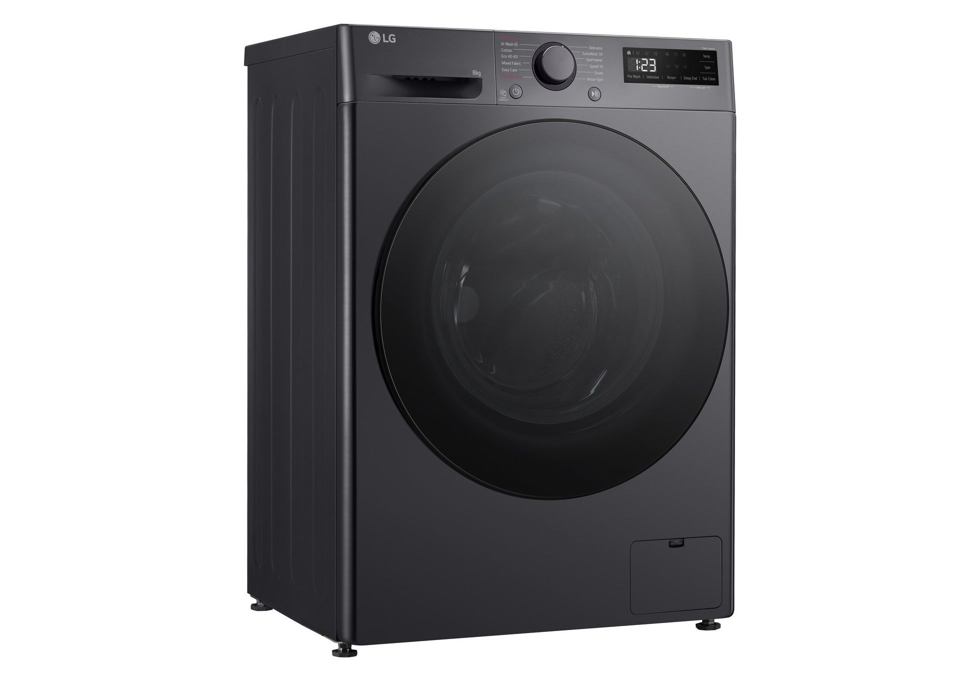 LG | Washing Machine | F2WR508S2M | Energy efficiency class A | Front loading | Washing capacity 8 kg | 1200 RPM | Depth 48 cm | Width 60 cm | LED | Middle Black