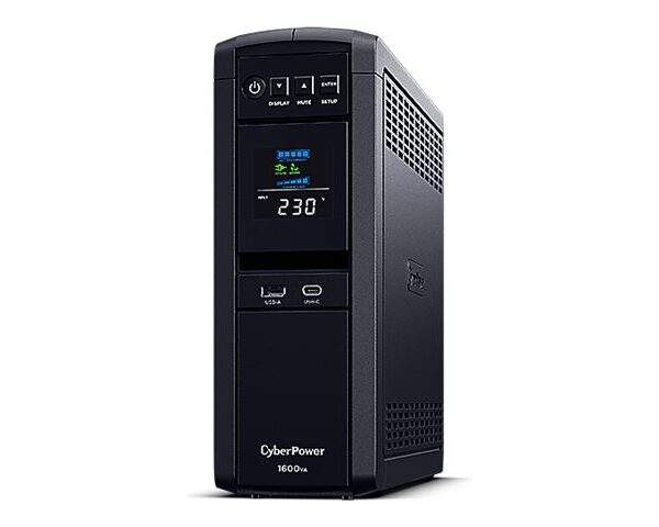 CyberPower | Backup UPS Systems | CP1600EPFCLCD | 1600 VA | 1000 W