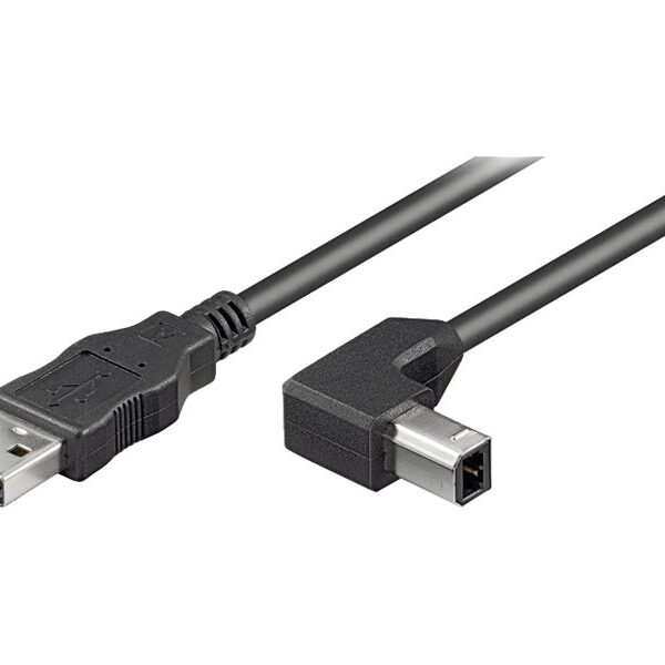 Goobay | USB 2.0 Hi-Speed Cable 90° | USB to USB