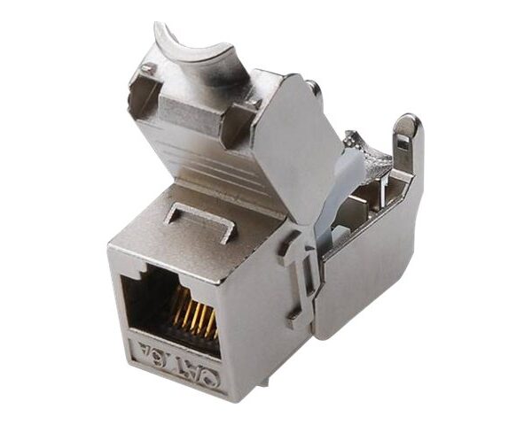 Digitus | CAT 6A Keystone Module, Shielded, Tool-free Mounting Connection | DN-93615
