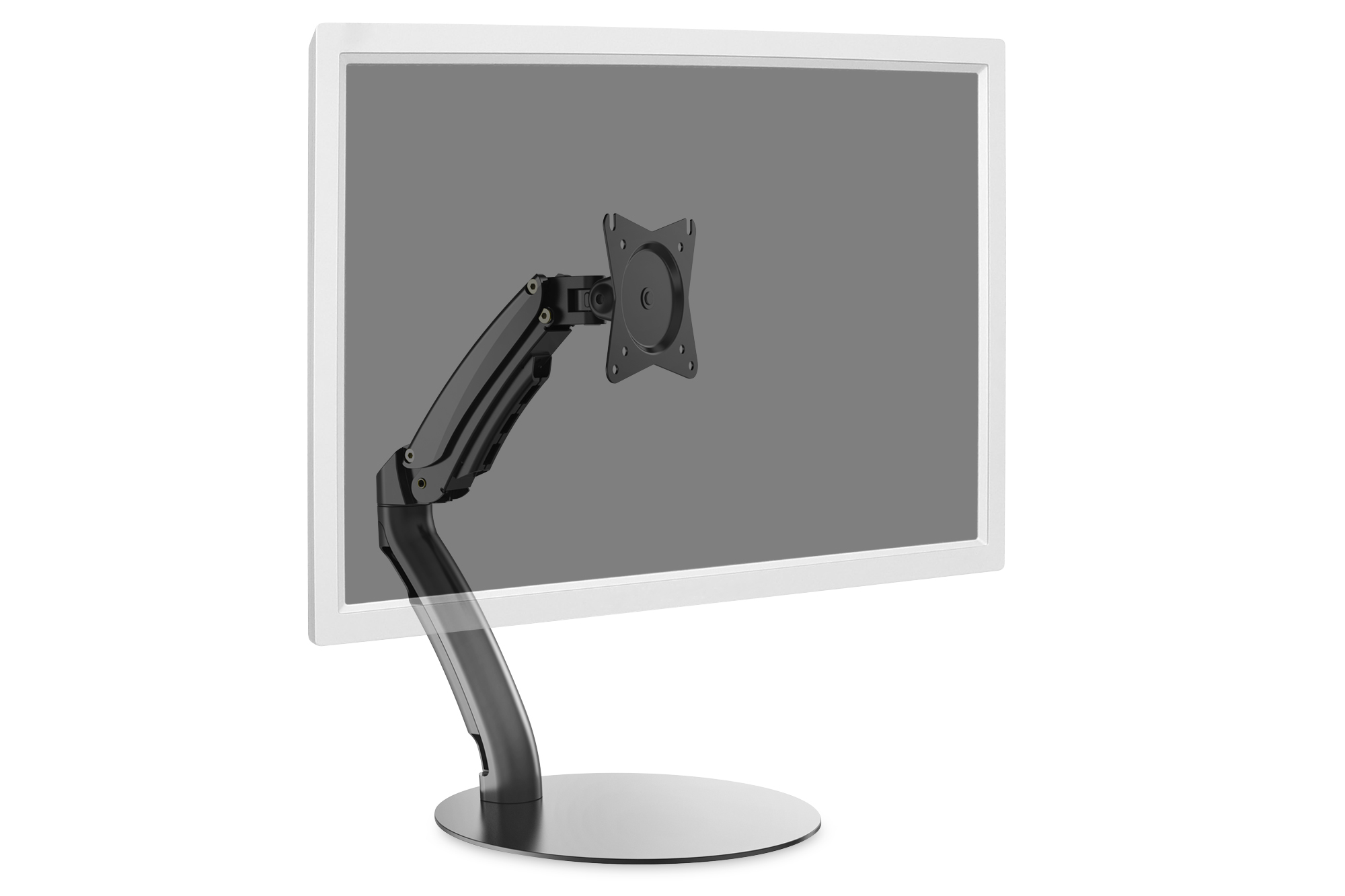 Digitus | Desk Mount | Universal LED/LCD Monitor Stand with Gas Spring | Tilt, swivel, height adjustment, rotate | Black - Image 7