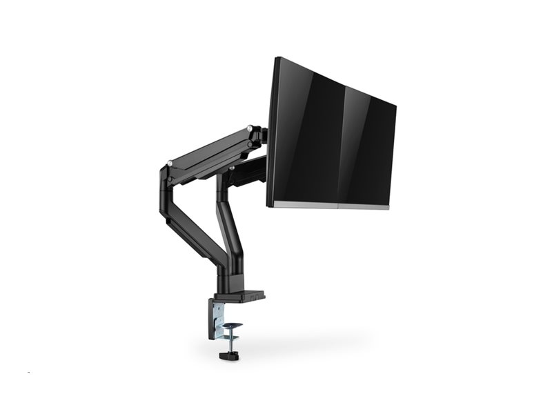 Digitus | Desk Mount | Universal Dual Monitor Mount with Gas Spring and Clamp Mount | Swivel, height adjustment, rotate | Black - Image 3