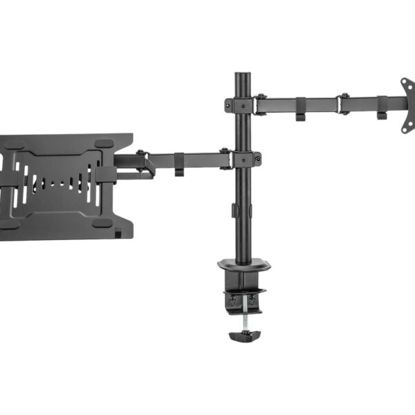 Digitus | Desk Mount | DA-90436 | Tilt, swivel, height adjustment, rotate | Maximum weight (capacity) 9 kg | Black