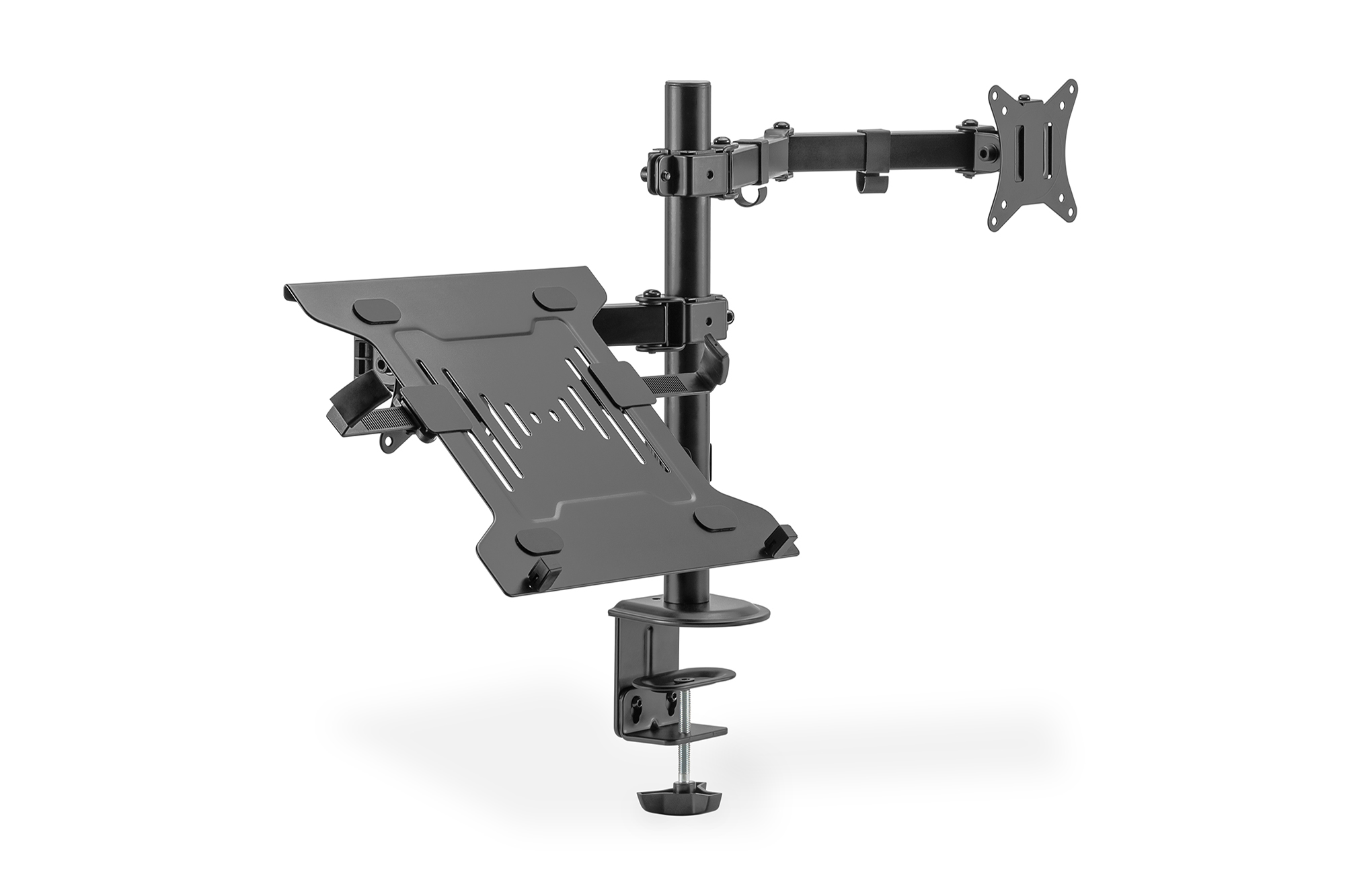 Digitus | Desk Mount | DA-90436 | Tilt, swivel, height adjustment, rotate | Maximum weight (capacity) 9 kg | Black - Image 2