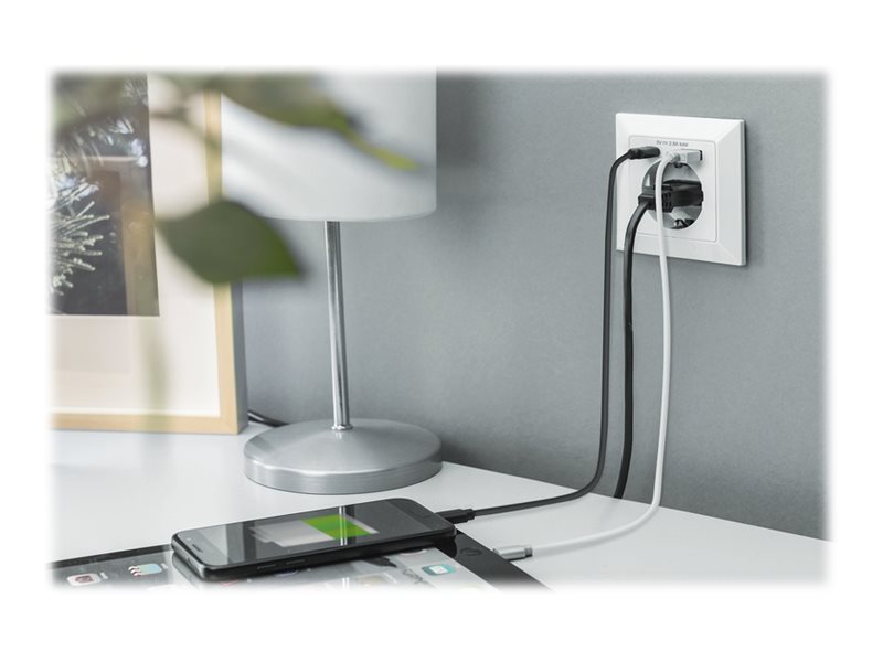 Digitus | Safety Plug for Flush Mounting with 1 x USB Type-C, 1 x USB A - Image 5