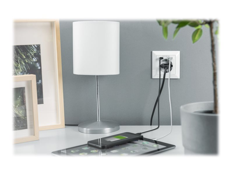 Digitus | Safety Plug for Flush Mounting with 1 x USB Type-C, 1 x USB A - Image 6