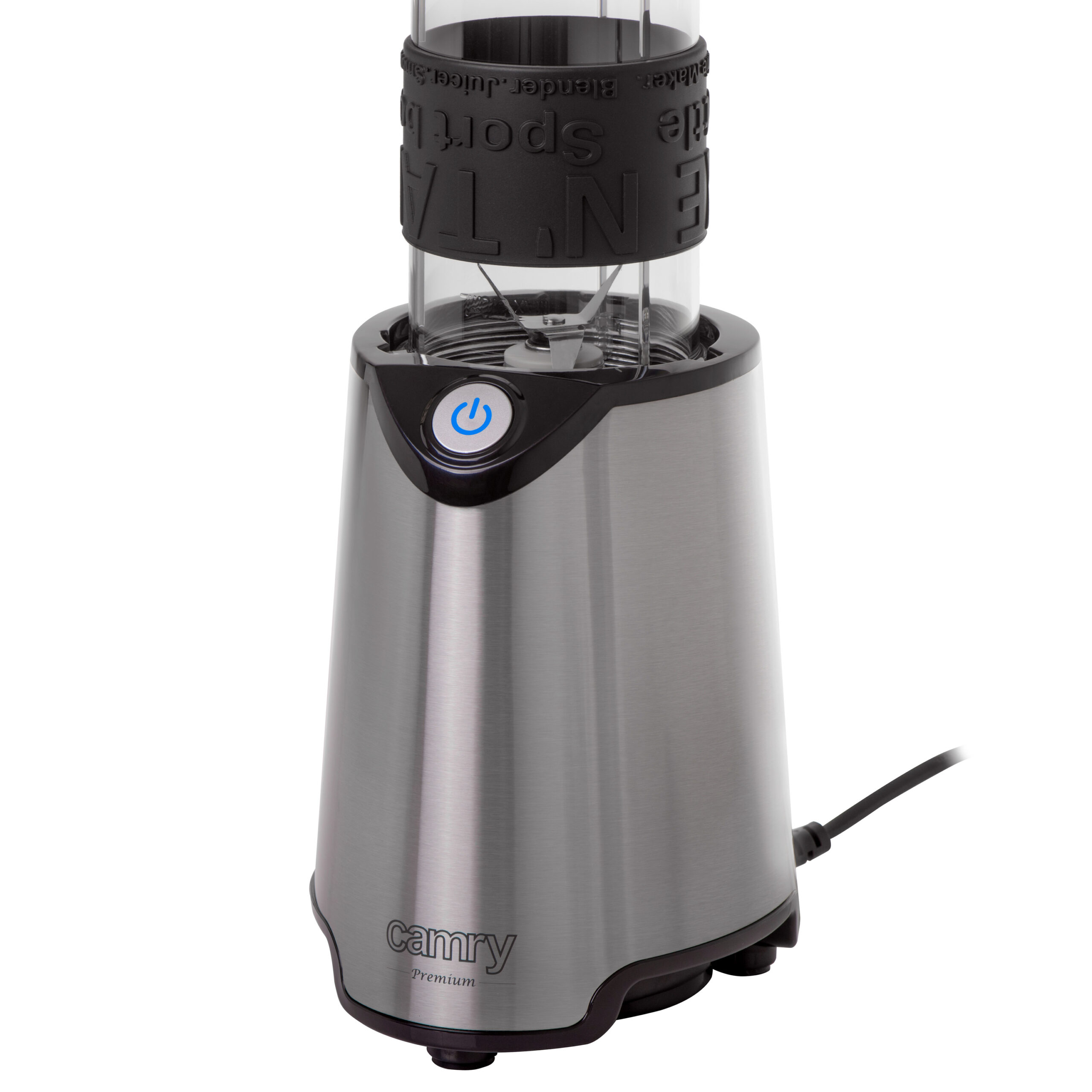 Camry | Personal Blender | CR 4069i | Tabletop | 500 W | Jar material Plastic | Jar capacity 0.4 + 0.57 L | Ice crushing | Stainless Steel - Image 4