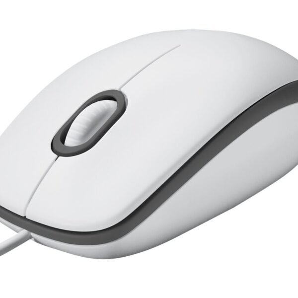 Logitech | Mouse | M100 | Wired | USB-A | White