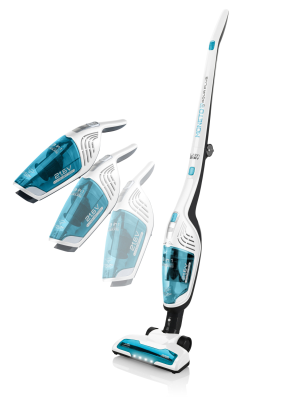 ETA | Vacuum Cleaner | ETA645390000 Moneto II Aqua Plus | Cordless operating | Handstick 3in1 | Washing function | N/A W | 21.6 V | Operating time (max) 50 min | White/Blue - Image 4