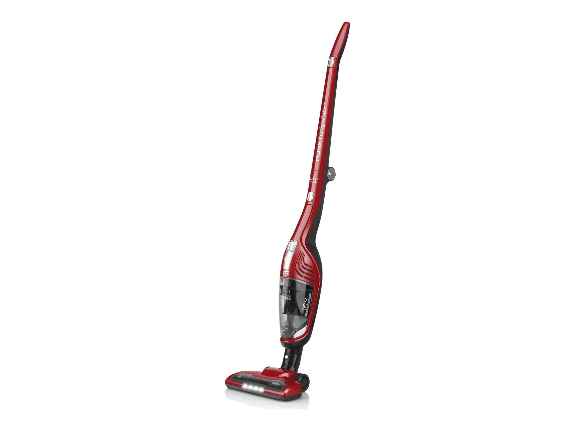 ETA | Vacuum Cleaner | ETA445390000 Moneto II | Cordless operating | Handstick 2in1 | N/A W | 18 V | Operating time (max) 45 min | Red/Black - Image 2