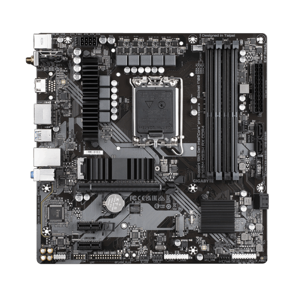 Gigabyte | B760M DS3H AX DDR4 1.0 M/B | Processor family Intel | Processor socket  LGA1700 | DDR4 DIMM | Memory slots 4 | Supported hard disk drive interfaces 	SATA, M.2 | Number of SATA connectors 4 | Chipset Intel B760 Express | Micro ATX