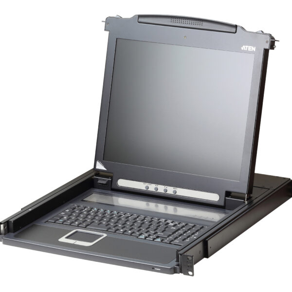 Aten | Single Rail LCD Console (PS/2-USB, VGA) | CL1000N