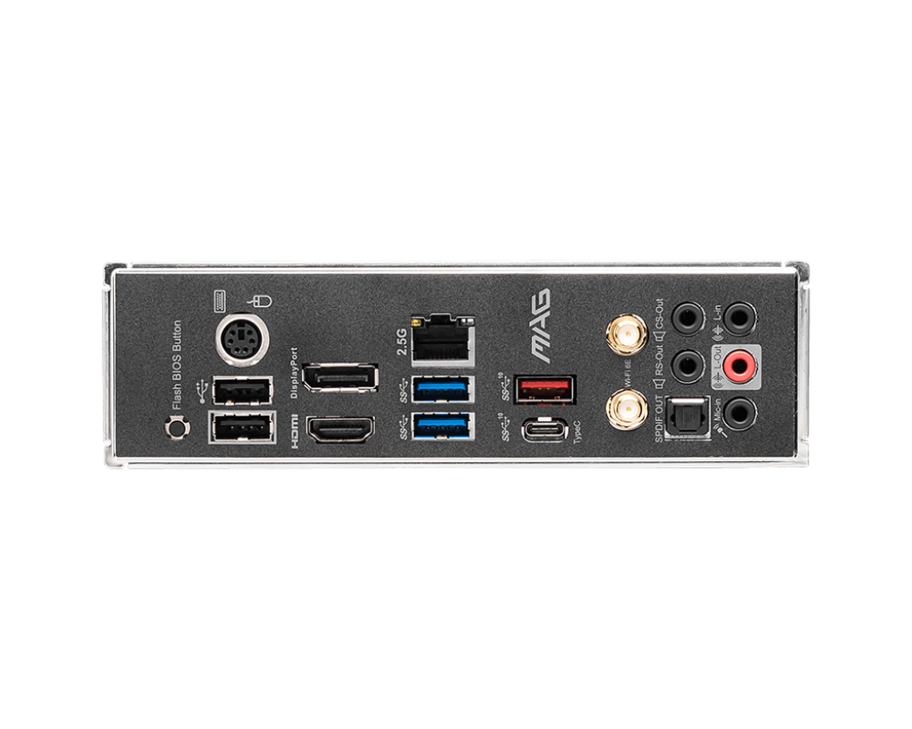 MSI | MAG B550 TOMAHAWK MAX WIFI | Processor family AMD | Processor socket AM4 | DDR4 DIMM | Memory slots 4 | Supported hard disk drive interfaces SATA, M.2 | Number of SATA connectors 6 | Chipset AMD B550 | ATX - Image 6