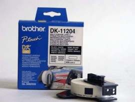 Brother | DK-11204 Multi Purpose Labels | White | DK | 17mm x 54mm