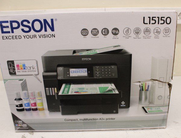 SALE OUT. SALE OUT. Epson EcoTank L15150 | Inkjet | Colour | Multicunctional Printer | A3+ | Wi-Fi | Black | DAMAGED PACKAGING