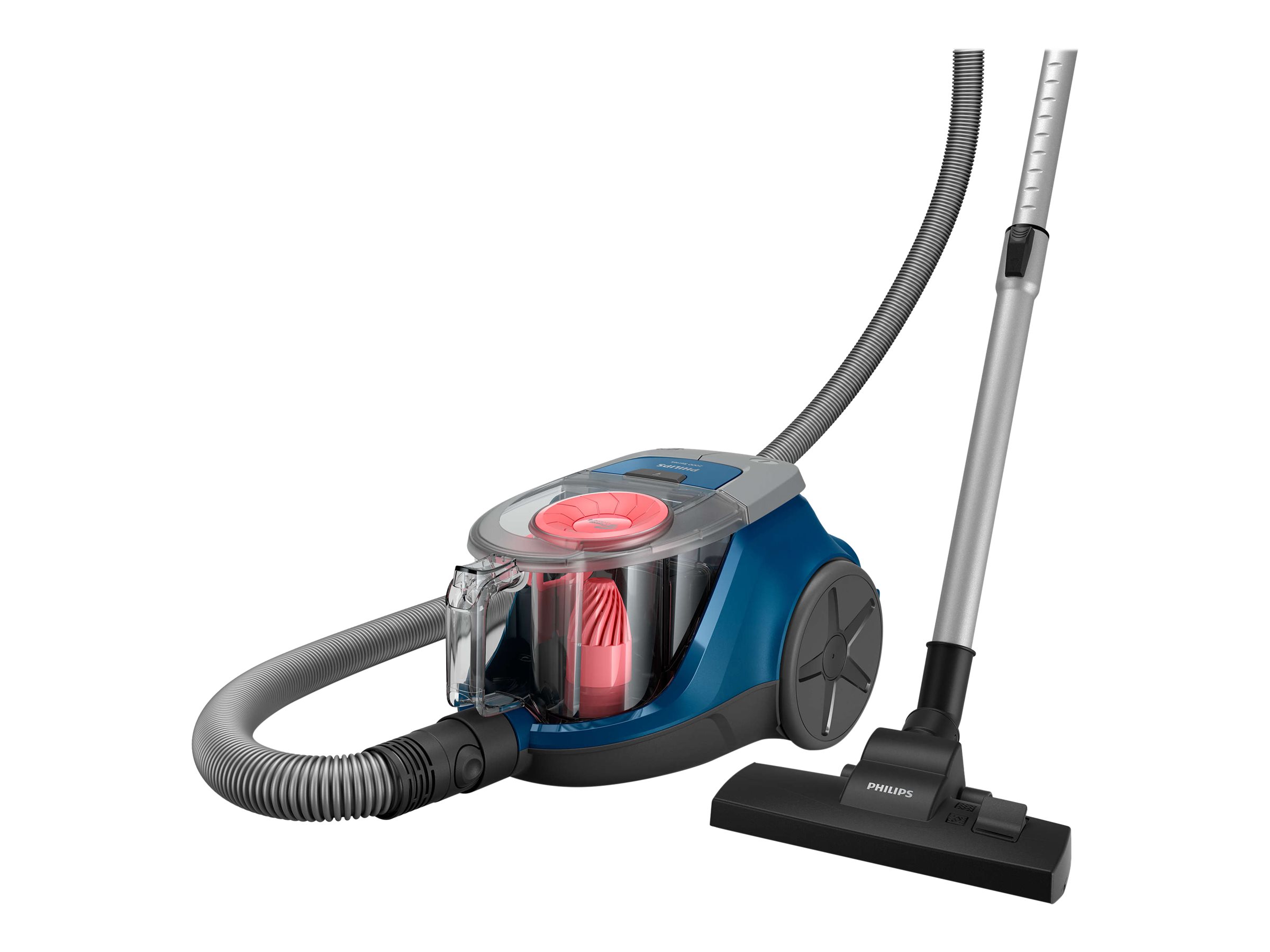 Philips Vacuum cleaner | XB2123/09 | Bagless | Power 850 W | Dust capacity 1.3 L | Dark Blue/Peach