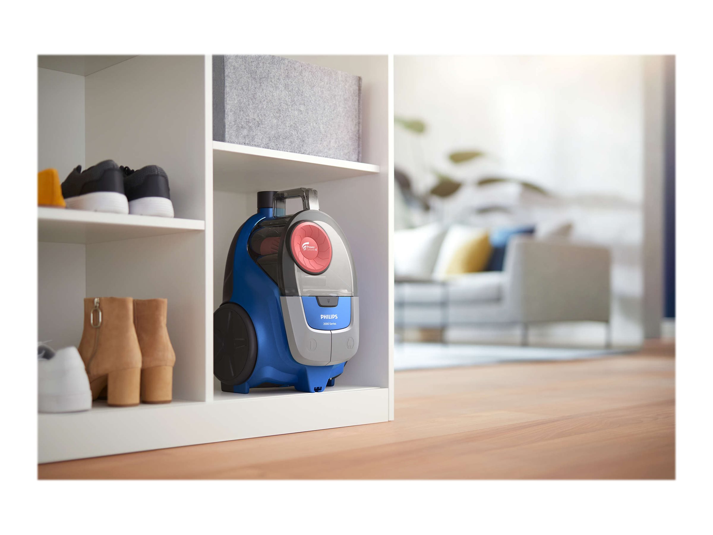 Philips Vacuum cleaner | XB2123/09 | Bagless | Power 850 W | Dust capacity 1.3 L | Dark Blue/Peach - Image 6