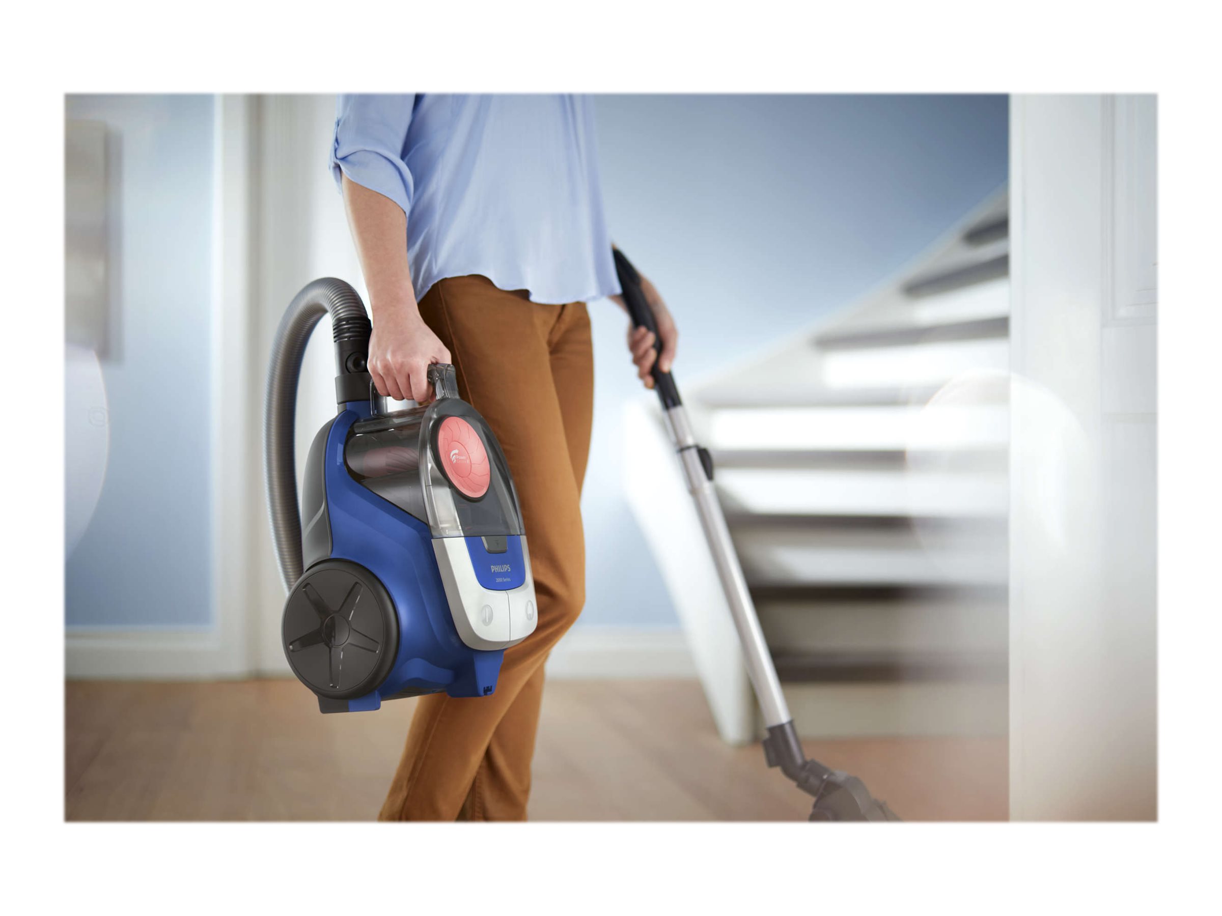 Philips Vacuum cleaner | XB2123/09 | Bagless | Power 850 W | Dust capacity 1.3 L | Dark Blue/Peach - Image 7